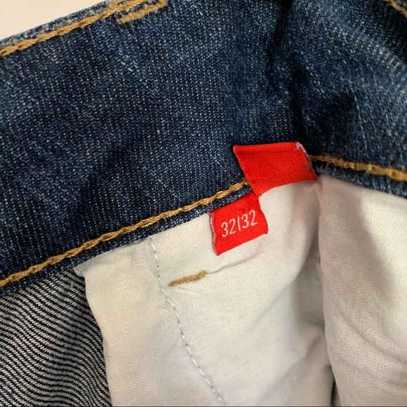 Esprit - Smart Straight Distressed Dark Blue Jeans - Size 32 - Picture 7 of 14